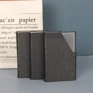 [골드스마일]그레이 카드슬롯 학생카드지갑 교통카드케이스 명함지