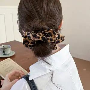 [골드스마일]레오파드 프린트 곱창끈 머리끈 호피 포니테일 인기템