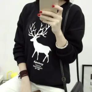 루돌프 여성 티셔츠 맨투맨 여자 기모 긴팔 티셔츠