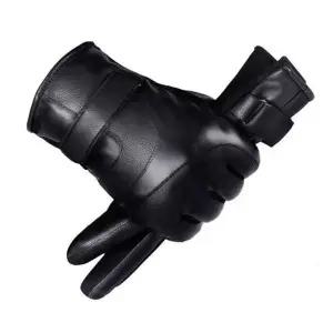 [골드스마일]바이크장갑 겨울 가죽 방한 PU 털장갑 오토바이 라이