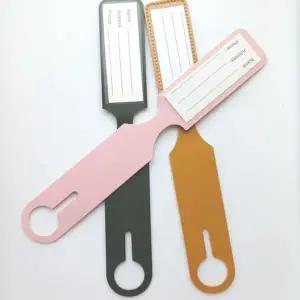 [골드스마일]비지니스 여행가방 PU 캐리어 이름표 3컬러 네임택 롱