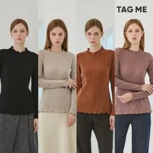 태그미 기모 플리츠 블라우스 4종