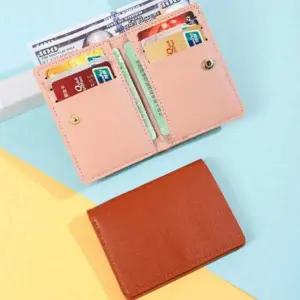 [골드스마일]슬림 학생용 남녀 공용 신용카드 지폐 수납 반지갑