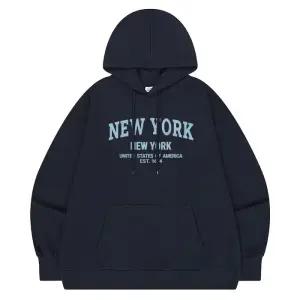 [A.I.P] 뉴욕1624 오버핏 남녀공용 후드티(5color)