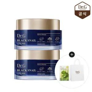 닥터지 블랙 스네일 크림 50ml 2개 (증)레드블레미쉬 쿨 비타C 마스크 1매+쇼핑백(소)