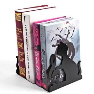 북 2p 책정리 책꽂이 스탠드 데스크 철제 북엔드 철제 북엔드 데스크 책꽂이 책상위 간이 책정리 정리함