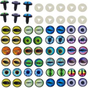 줄리 왕 20켤레 14MM 드래곤 세이프티 즈 성인 아티스트 모델 애호가 아미구루미 크로셰 프로젝트 DIY 용품