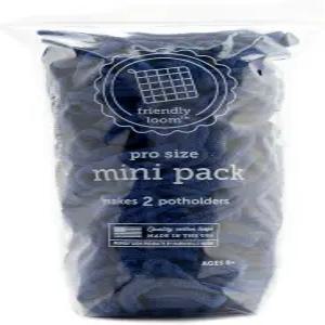 해리스빌 친근한 직조기 디자인 10인치 프로 사이즈 블루 포트홀더 직조 루프 크래프트 2 코튼