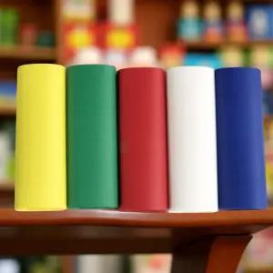 오방 색지 오색천 오색 휘장 준공식 완공식 개업식 오픈천 20cm