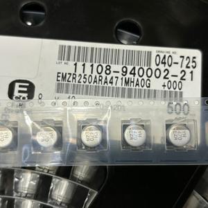 EMZR250ARA471MHA0 표면 실장 알루미늄 전해 콘덴서 SMD D8xL10mm 스크린 470  IC 칩 통합