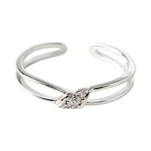 백금 매듭 반지 JT74