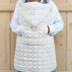 아기띠 담요 겨울용 포근 워머 덮개 유모차 블랭킷 겸용 바람막이
