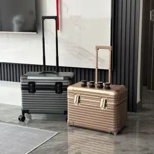 승무원캐리어 풀메탈 알루미늄 파일럿 20인치 22인치 캐리어 경량 소형 출장 하드 프레임