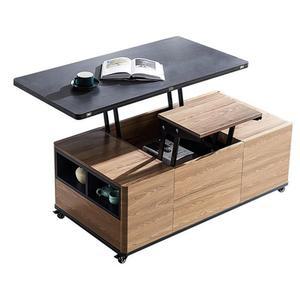 거실 리프트업 테이블 소파 탁자 목재 높이조절 플랩도어 커피