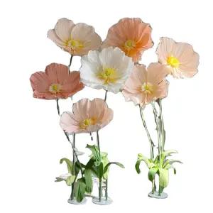 대형 꽃장식 데이지 졸업식 포토존 웨딩 촬영 장식 가짜