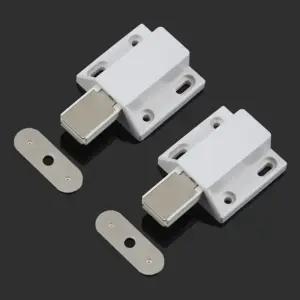 원터치 강력 자석 빠찌링 빠지링 경첩 2p (나사포함) 원터치빠찌링