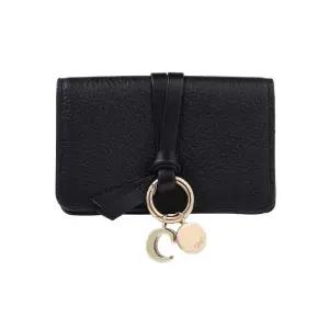[명품] 25FW 알파벳 코인 카드지갑 블랙 CHC21WP015F57 001