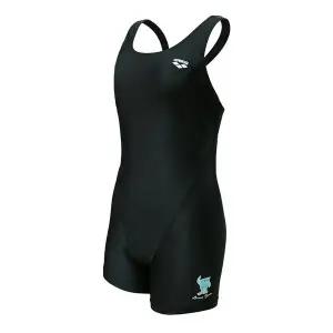 [아레나] 여아 아동 2부 반신 수영복(A5FG1PG31) 블랙