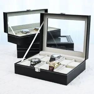 GDM 고급 가죽 시계 보관함 4구 6구 12구