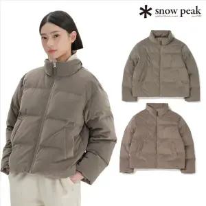 스노우피크 [택가299000원] S24WWFDJ75 벨벳 여성 스탠드넥 다운 자켓