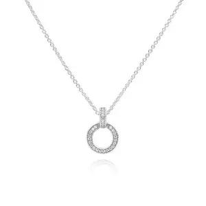 [브랜드 주얼리] 399487C01 더블 서클 실버 목걸이