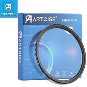 ARTCISE 37-82mm 블랙 미스트 디퓨전 필터 1/4 캐논 소니 카메라 렌즈용 37 40.5 52 사이즈