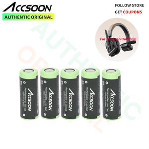 Accsoon 충전식 리튬 이온 셀 18500 배터리 2320mAh(8.36Wh) 백업 CoMO/CoMo SE용
