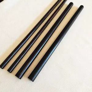흑단목 목봉 DIY 우드 소품 특수 목재 고급 라운드 봉 공예