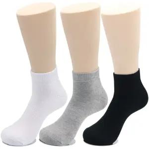이중바닥 두꺼운 남자 무지 단목 스포츠 양말 5켤레