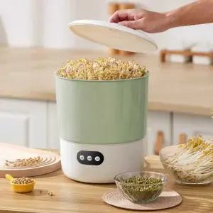 가정용자동콩나물재배기 숙주재배 발아기 기 미니채소재배기 콩나물기