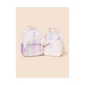 매장정품 빈폴 키즈 BEANPOLE KIDS 투명몰드 빙키 책가방 세트 라이트 퍼플 (PS00136860V) PS00136860V 236