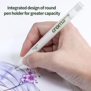 미루식 Croma 1/3/5Pcs 1.0mm 하이전구 화이트 젤 펜 마커 학생 드로잉 아트 쓰기 용품을 파인 팁