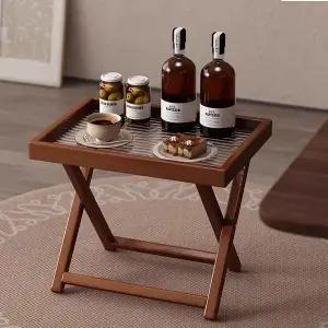 원목 소파 사이드테이블 탁자 바퀴달린 원형 보조책상 이동식 창가 높낮이조절 보조테이블 쇼파