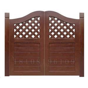 단조 대문 부식방지 펜스 조립식 울타리 전원주택문 휀스 도어 시골 주택 방부목 A형 작다
