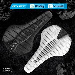 RYET 165g 3D 프린팅 자전거 안장 7x9mm 카본 레일 인체공학적 시트 로드 MTB 그래블 XC 통근용 편안한 쿠