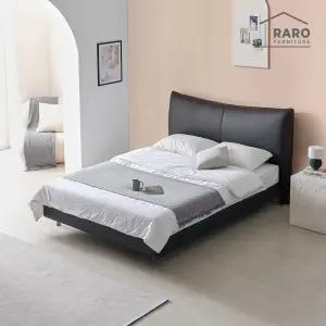 [/착불배송] 스테디 가죽 호텔식 퀸 침대 Q 독립 매트리스 포함