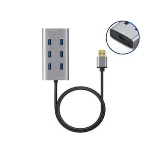 [셀러에이드]멀티 유전원 7포트 USB3.0허브 메모리 외장하드인식