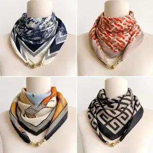 패션소품 스카프 여자 심플 엘레강스 마그네틱 스카프 WFJX0D8