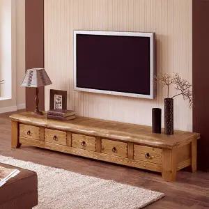 [마루엔개비] 우리목 장거실장 210 원목 TV장