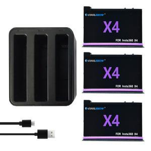 ta360 X4 배터리 카메라 용 2500mAh 액세서리 360 파노라마 액션