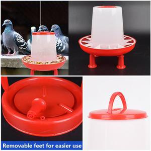 얼지않는 닭물통 가열 모이통 9KG 조류 신형 물그릇 3L 재료통 6L 두께 막대 매우