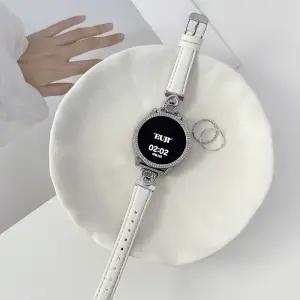 갤럭시워치 8 7 6 5 4 하트 레더 클래식 FE 여성 가죽 밴드 시계줄 데일리룩