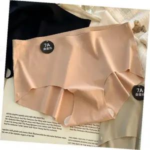 여성 무봉제 팬티 항균 실크 소재 운동 요가 신축 통기성 쾌적 속옷