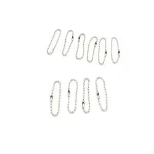 실버 키링끈 열쇠고리 만들기 볼체인줄 구술줄 10P 실버볼체인