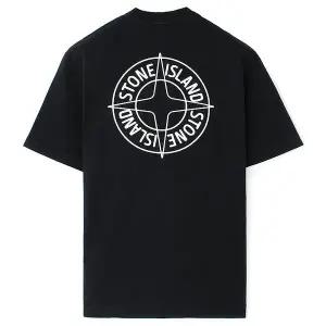 [스톤아일랜드]26SS 스톤 컴퍼스 프린팅 반팔티 블랙 L1S152100001 S0284 V0029