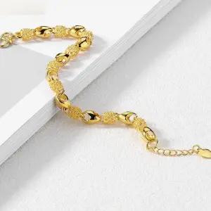 [블루마켓]골드 볼 체인 패션 팔찌-옐로우OC 패션팔찌 체인팔찌 심플팔찌 예쁜팔찌 팔찌선물