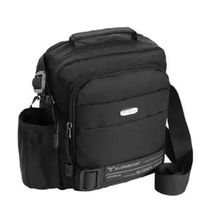 유행 낚시 여행 등산 메신저백 데일리 작은 검정 가방 WAAB367