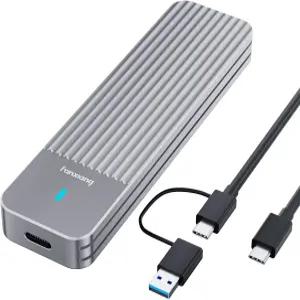 판샹 SSD 인클로저 USB 3.2 Gen 2 (10 Gbps) M.2 NVME /SATA 어댑터 /리더 솔리드 스테이트 드라이브 외장