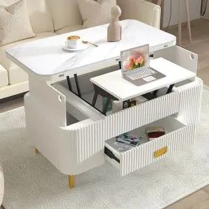 확장형 리프트업 테이블 세라믹소파 탁자 원형 세라믹 배달