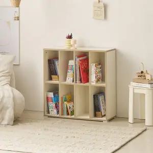 [가구리빙]에코키즈 D형 800 책장 수납장 creamwhite